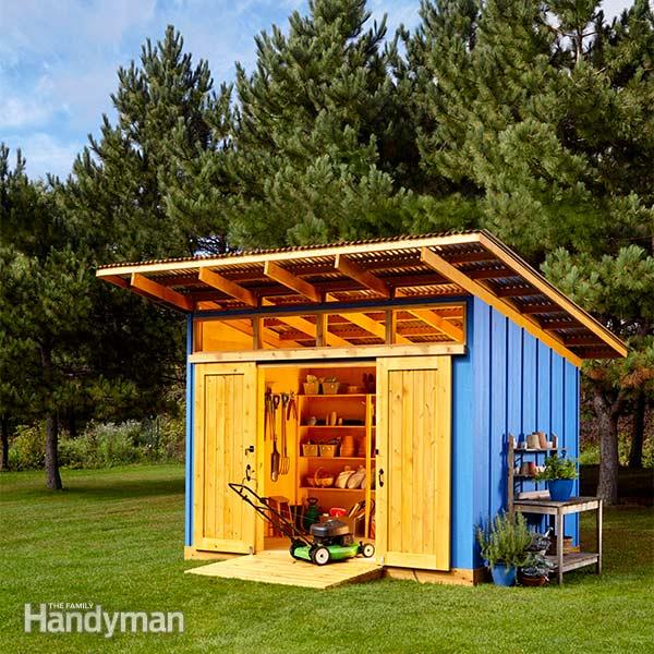 Tiny-House or a Lean-to Shed on a Flatbed Trailer