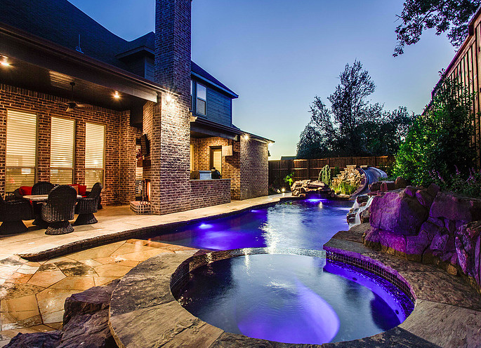 pool swimming spa ground amazing hardscape modern cool costs plus exteriors specialty via