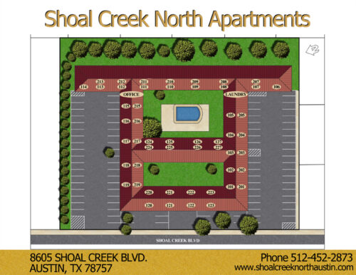 Site plan rendering