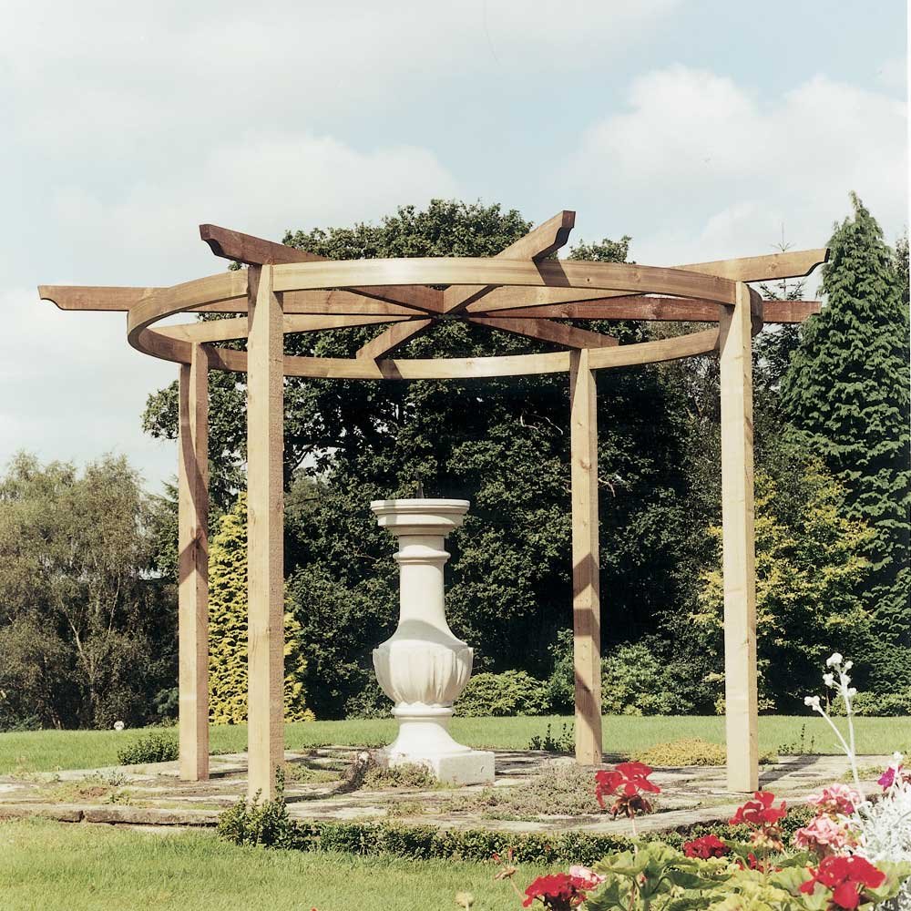 round pergola