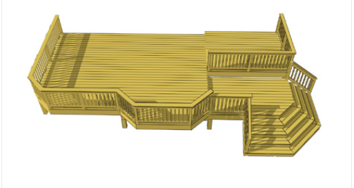 3 Level deck