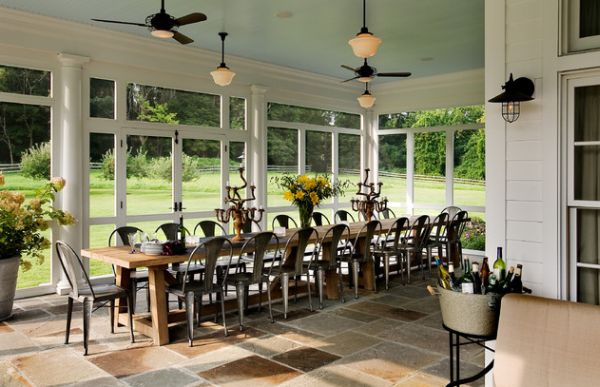 Sunroom for parties