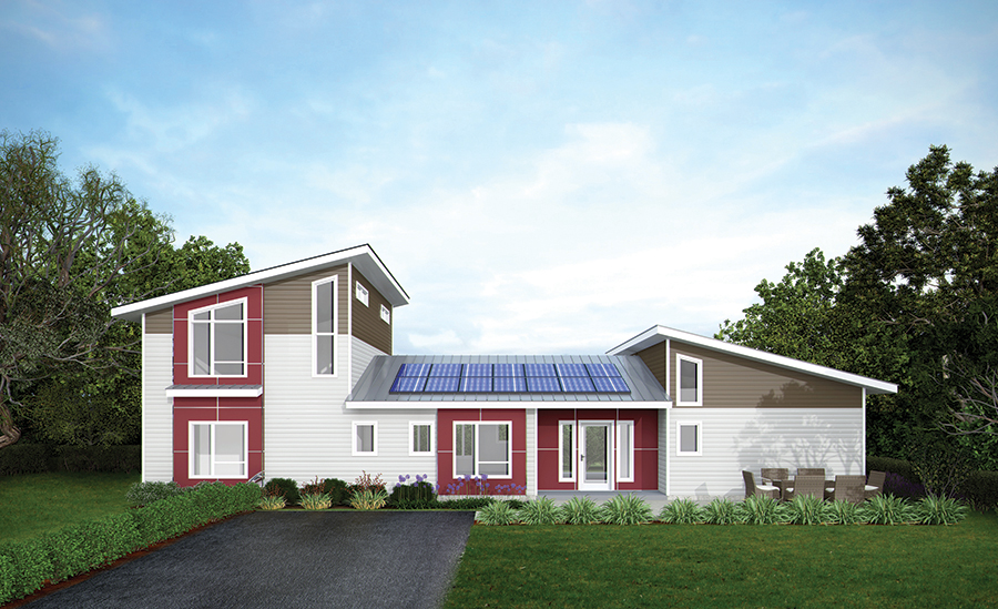 Highland solar house