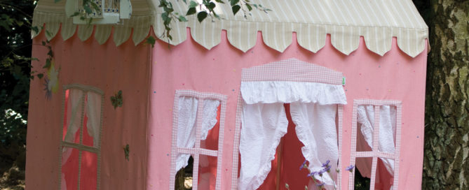 Gingerbread cottage playhouse