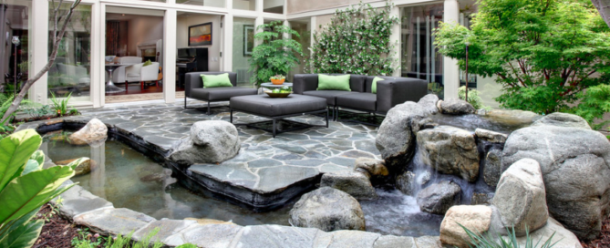 Orange county residential landscape