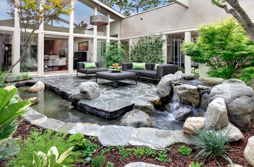 Orange county residential landscape